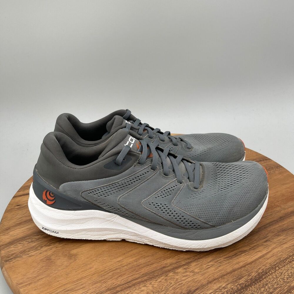 Topo Athletic Phantom 2 Shoes Mens Size 11 Gray Road Running Comfort Walking Gym